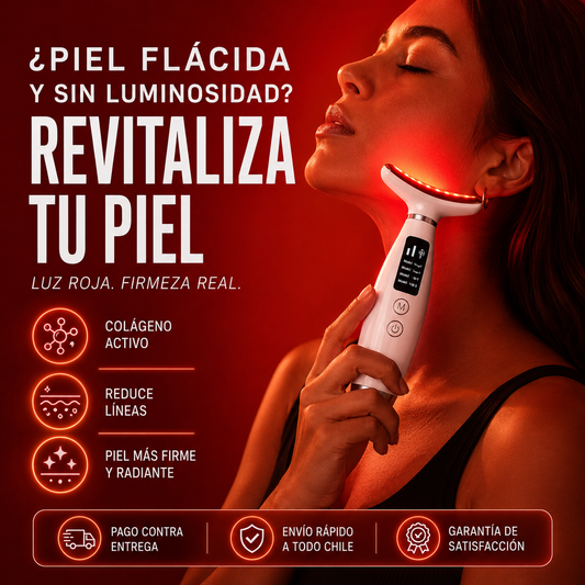 ¿Empezó la Papada? – Lifting Facial LED – Firmeza Visible Desde Casa
